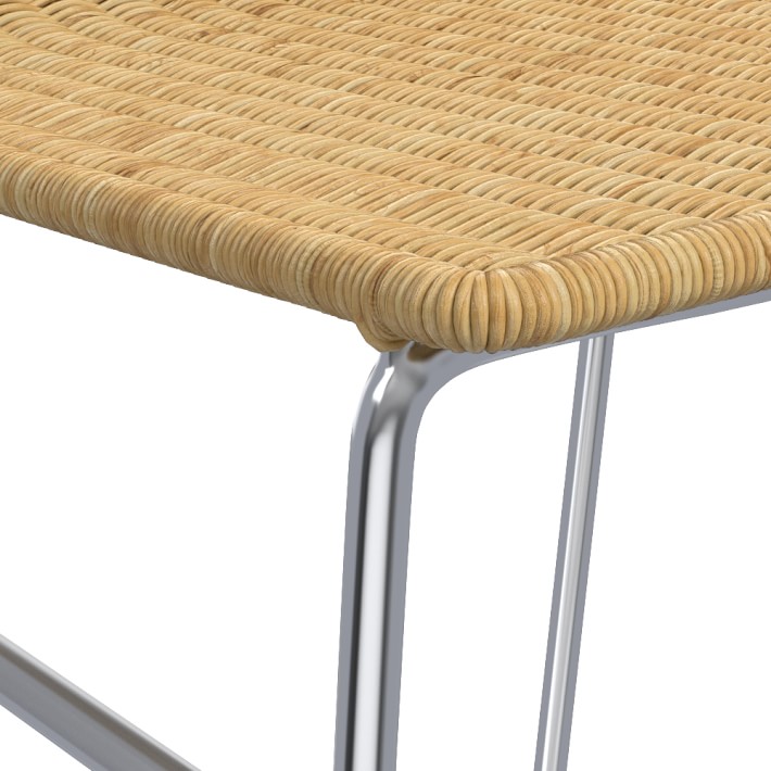 Metal and Rattan Counter & Bar Stool | Williams Sonoma