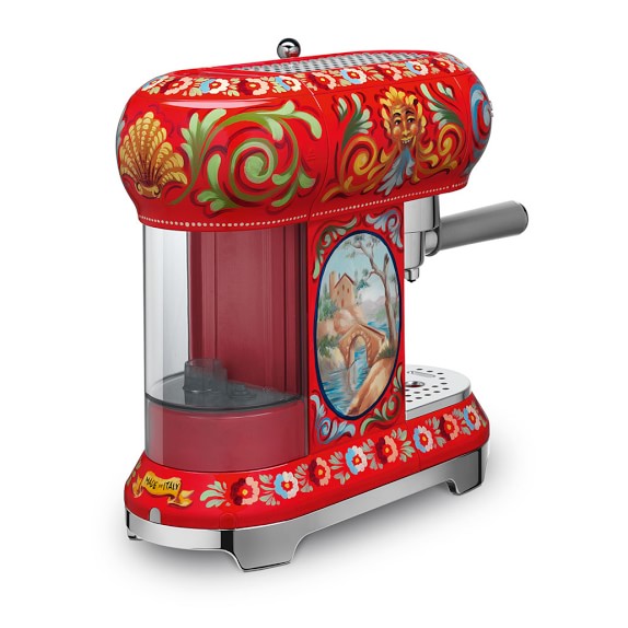 Smeg Dolce & Gabbana Espresso Machine Williams Sonoma