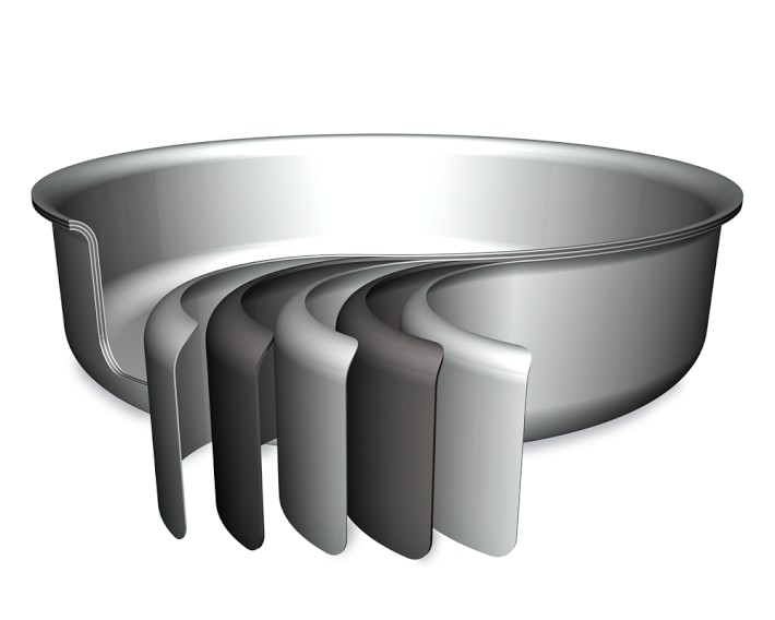 AllClad d5 Brushed StainlessSteel 7Piece Cookware Set Williams Sonoma