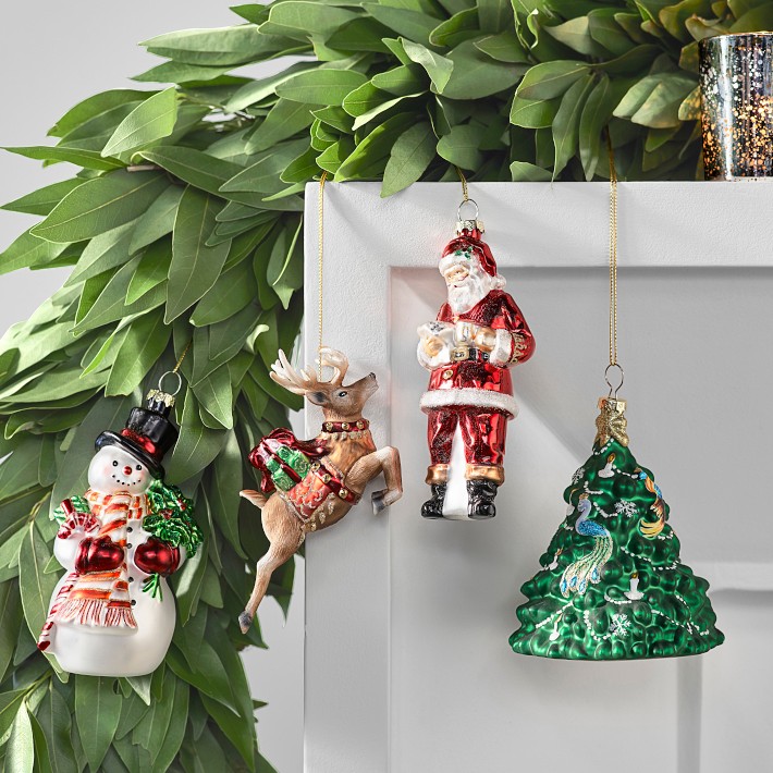 Twas the Night Before Christmas Ornaments, Set of 4 Williams Sonoma