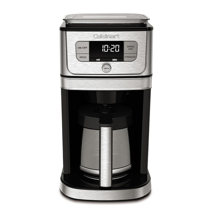 Cuisinart Burr Grinder & Brew Coffee Maker with Glass Carafe Williams