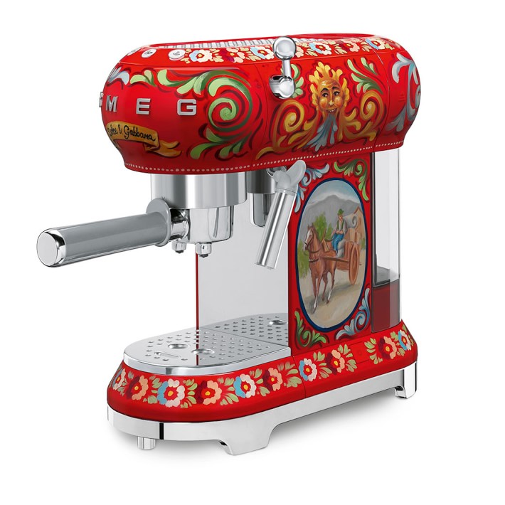Smeg Dolce & Gabbana Espresso Machine Williams Sonoma