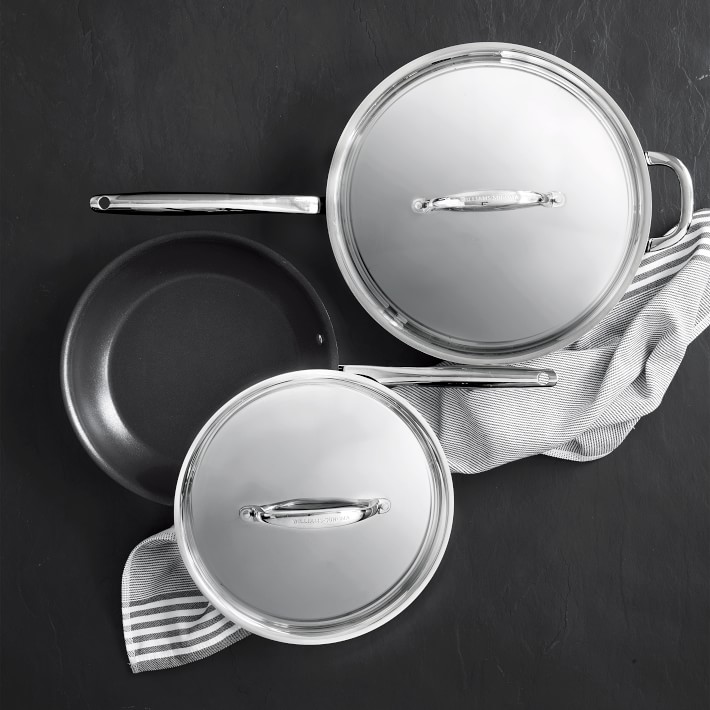 Williams Sonoma Signature Thermo-Clad™ Stainless-Steel Frying Pan