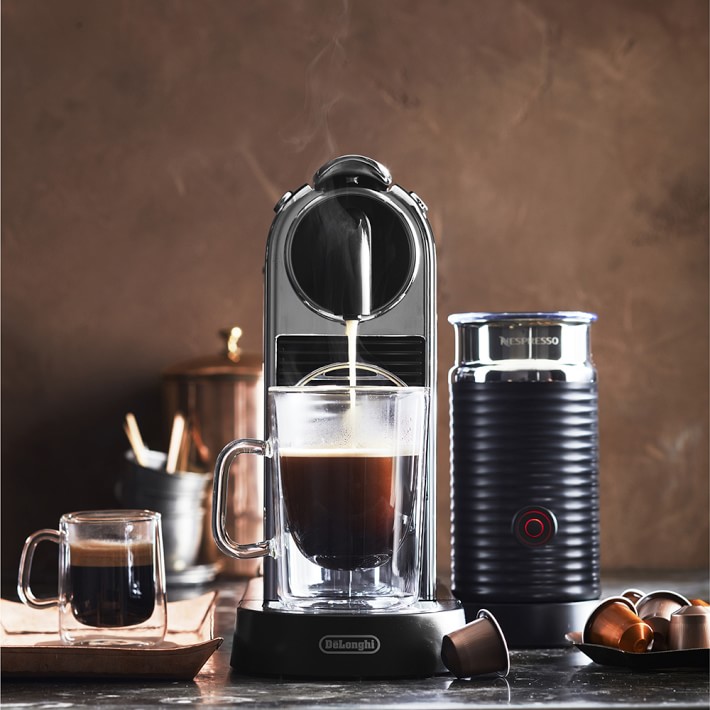 Aktiver presse morfin Nespresso Citiz Espresso Machine with Aeroccino 3 Milk Frother By De'Longhi  | Williams Sonoma
