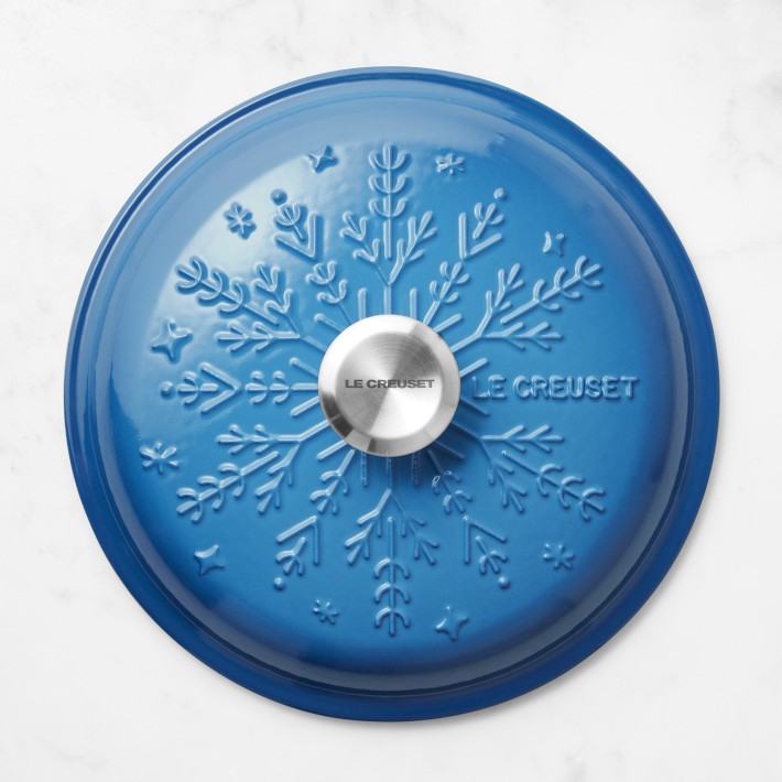 Le Creuset Noel Snowflake Braiser, 2 1/4Qt. Williams Sonoma
