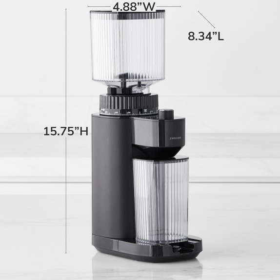 Zwilling Enfinigy Coffee Grinder, Silver