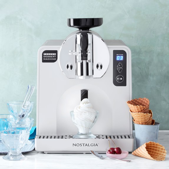 Nostalgia Frozen Dessert Soft Serve Ice Cream Machine Williams Sonoma