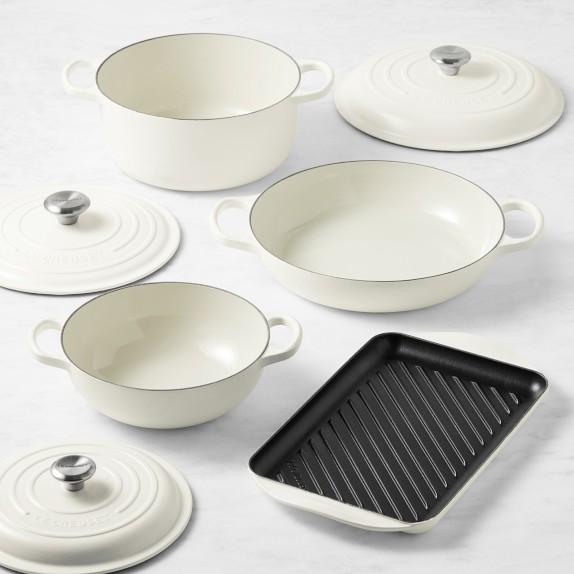 Le Creuset Signature Enameled Cast Iron 7-Piece Cookware Set | Williams ...