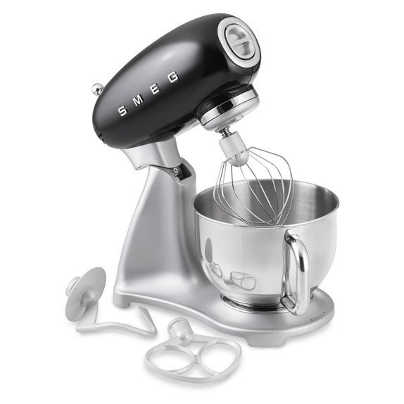 Smeg Stand Mixer, Black , SMF02 Williams Sonoma