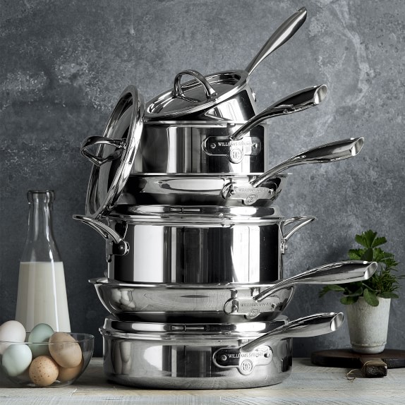 Williams Sonoma Signature Thermo-Clad™ Stainless-Steel 10-Piece ...