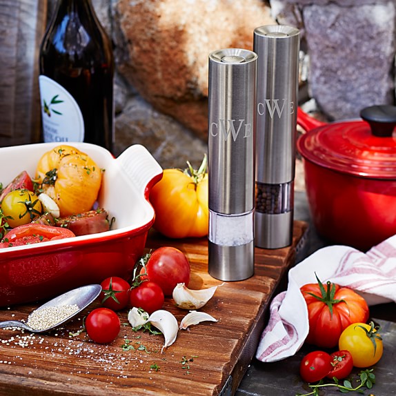 Cole & Mason Electric Salt & Pepper Grinders Williams Sonoma