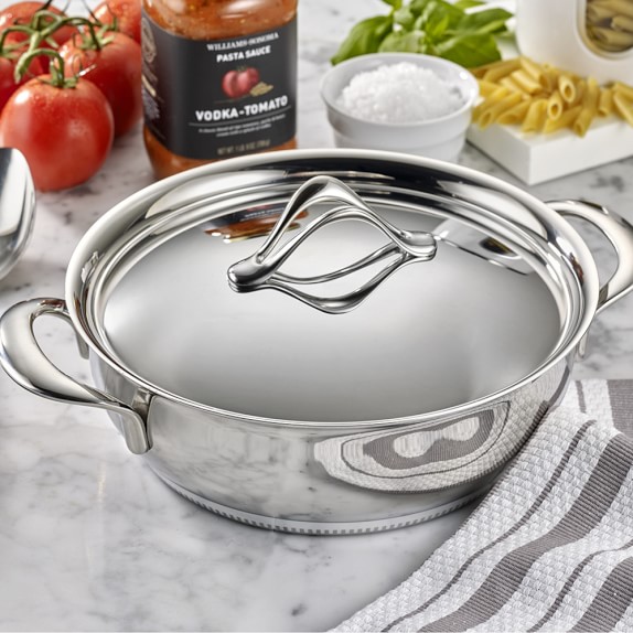 Lagostina Opera StainlessSteel Casserole Dish with Lid Williams Sonoma