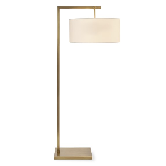 York Antique Brass Floor Lamp Williams Sonoma