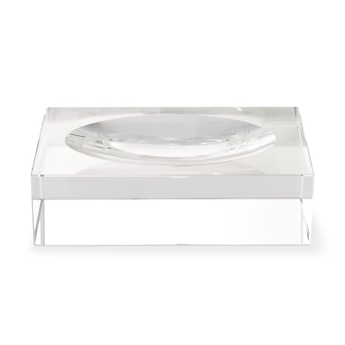 Crystal Soap Dish Bathroom Accessory Set Williams Sonoma