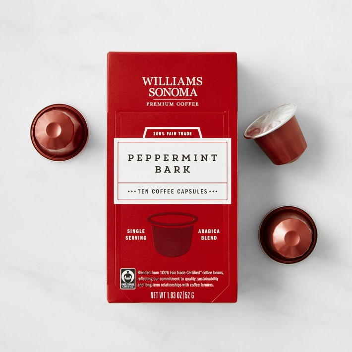 Williams Sonoma Coffee Capsules Peppermint Bark Williams Sonoma