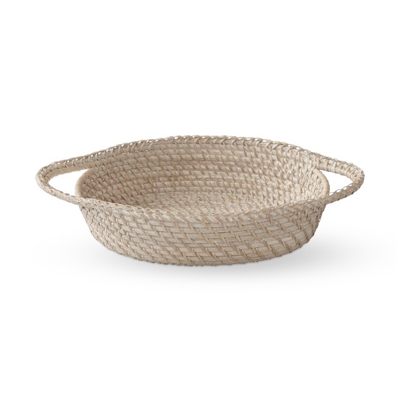 White Hapao Bread Basket Williams Sonoma