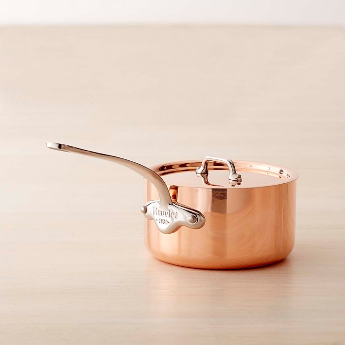 Mauviel Copper Triply M'3 S Saucepan (3 1/2 Qt)