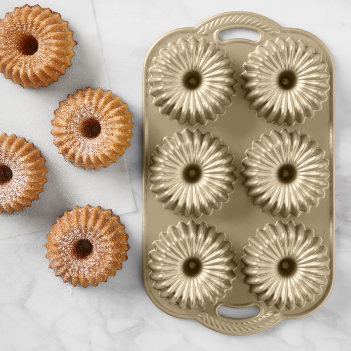 Nordic Ware Brilliance Cakelet Pan 6Well Mini Bundt Pan Williams