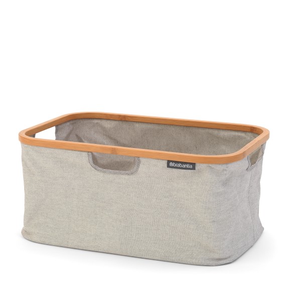Grey Brabantia Collapsible Laundry Basket Williams Sonoma