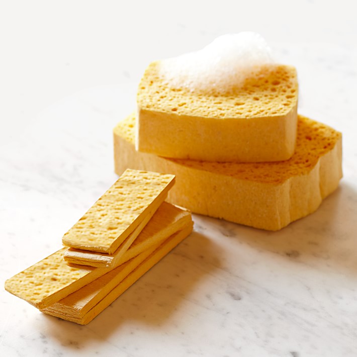 Regular Pop-Up Sponges, Yellow, Set of 12