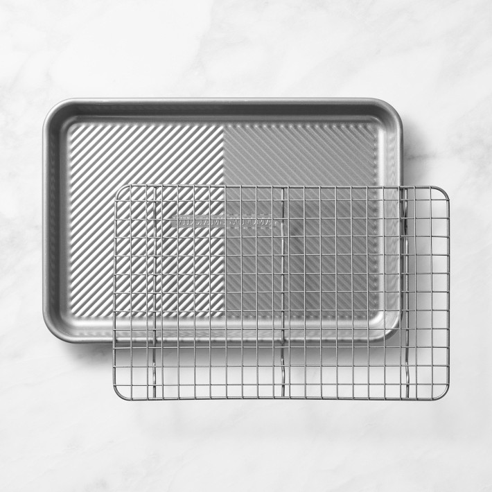 Williams Sonoma Cleartouch Nonstick Quarter Sheet Pan + Rack Williams Sonoma