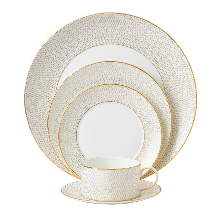 Wedgwood Gio Gold 5-Piece Dinnerware Set