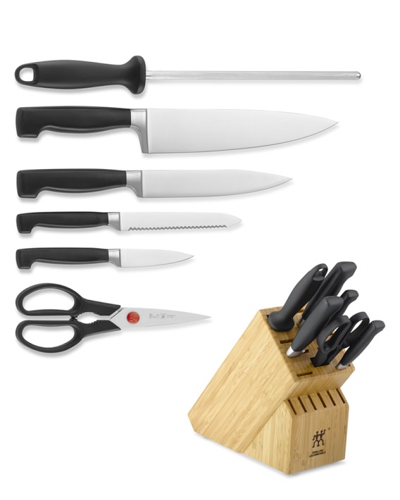 Zwilling J.A. Henckels Four Star 7Piece Knife Block Set Williams Sonoma
