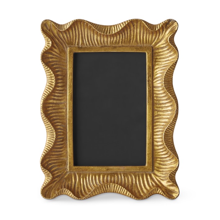 AERIN Gold Scalloped Gallery Wall Frame Williams Sonoma