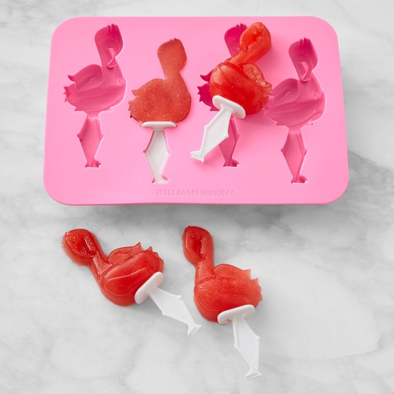 Flamingo Silicone Ice Pop Molds Williams Sonoma