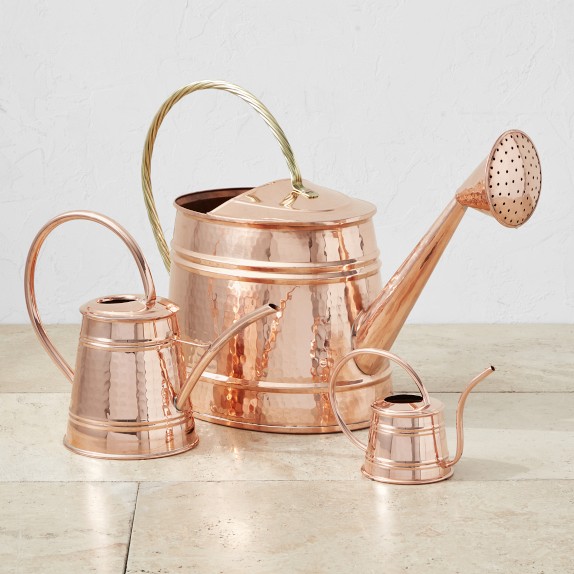 Copper ExtraLarge Watering Can Garden Tools Williams Sonoma