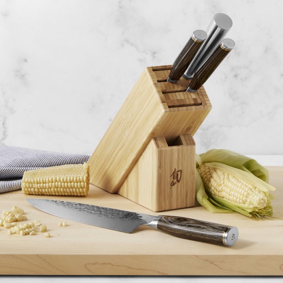 Shun Premier Grey Knife Block, Set of 5 Williams Sonoma