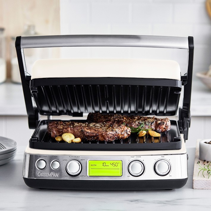 GreenPan™ Elite 7-in-1 Contact Grill, Griddle, & Waffler