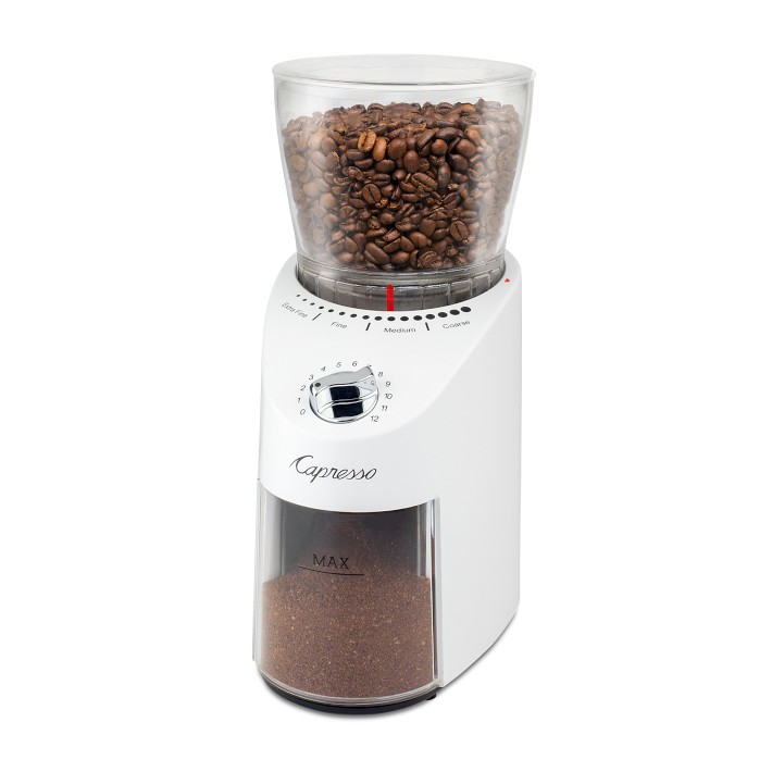 Capresso Infinity Plus Conical Burr Coffee Grinder Williams Sonoma