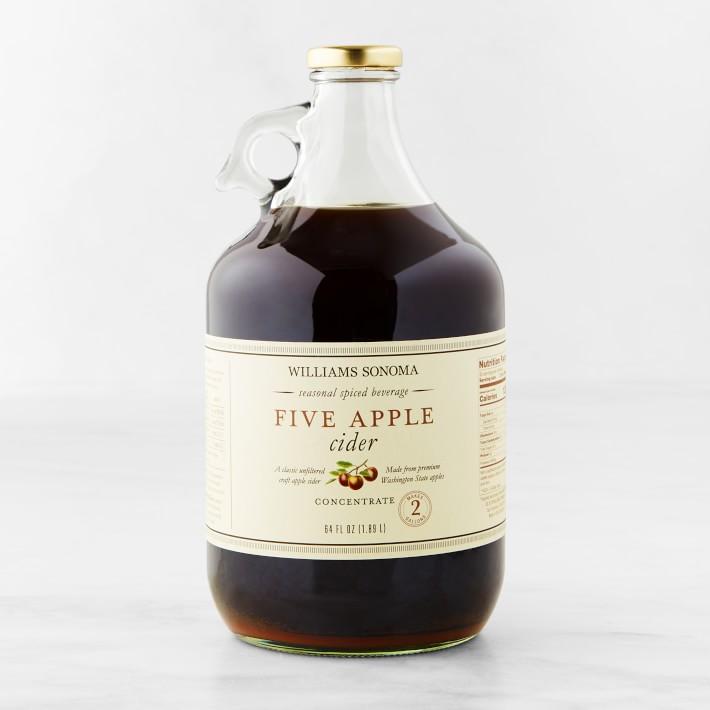 Williams Sonoma Five Apple Cider Concentrate Jug Williams Sonoma