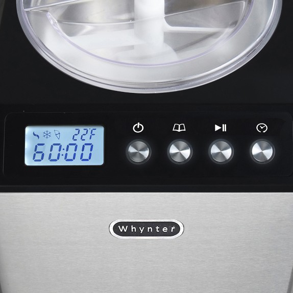 Whynter Upright Automatic Compressor Ice Cream Maker with Stainless