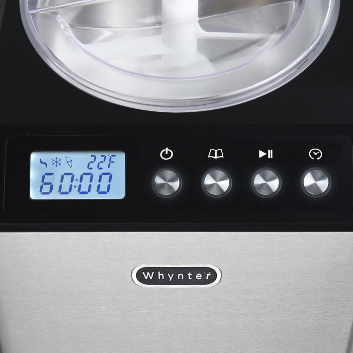 Whynter Upright Automatic Compressor Ice Cream Maker with Stainless