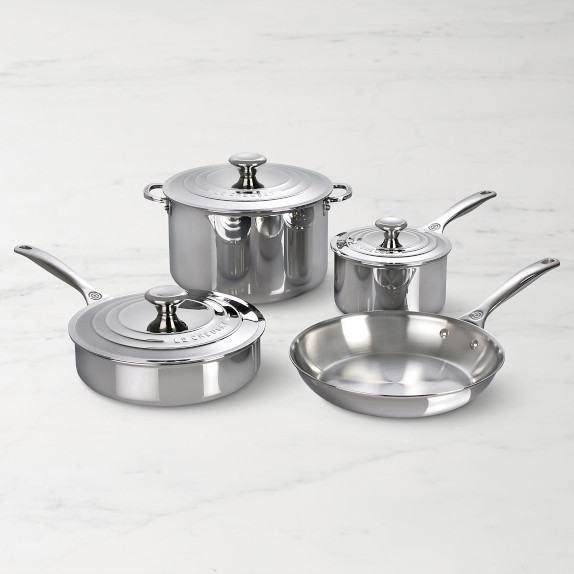 Le Creuset 7-Piece Stainless Steel Set | Williams Sonoma