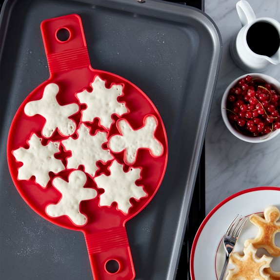 Holiday 7in1 Silicone Pancake Flipper with Molds Williams Sonoma