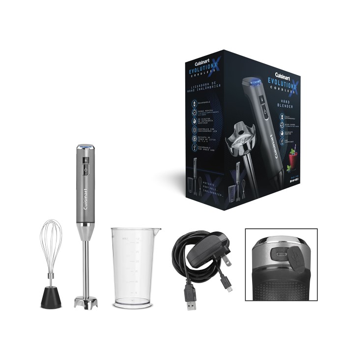 Cuisinart EvolutionX Cordless Rechargeable Hand Blender Williams Sonoma