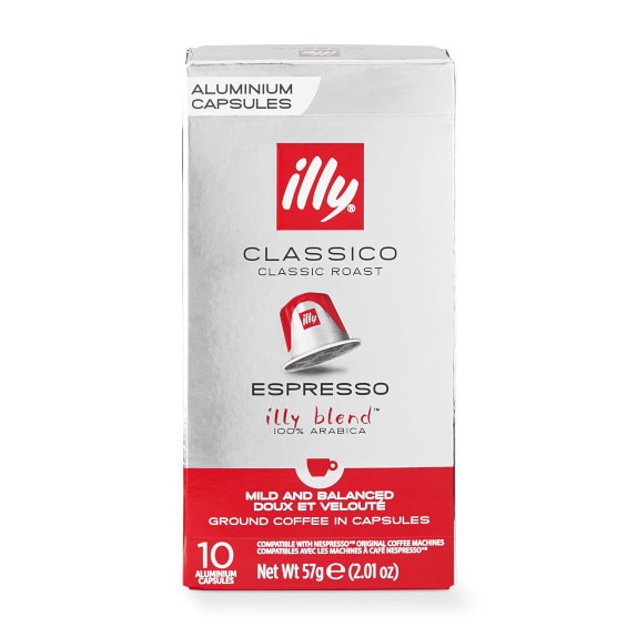 illy Aluminum Coffee Capsule Classico Medium Williams Sonoma