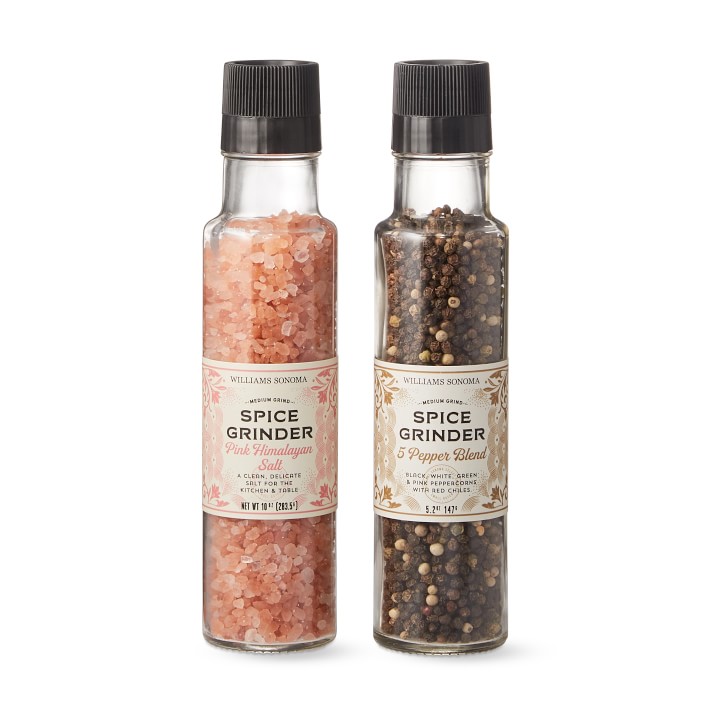 Salt and Pepper Spice Grinder Set Williams Sonoma