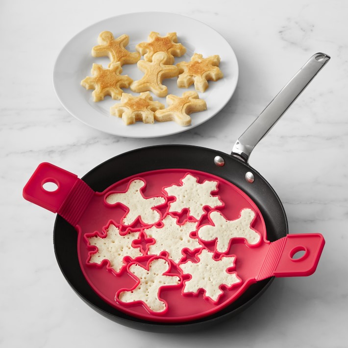 Holiday 7in1 Silicone Pancake Flipper with Molds Williams Sonoma