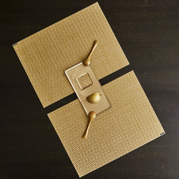 Chilewich Origami Honey Placemat Williams Sonoma