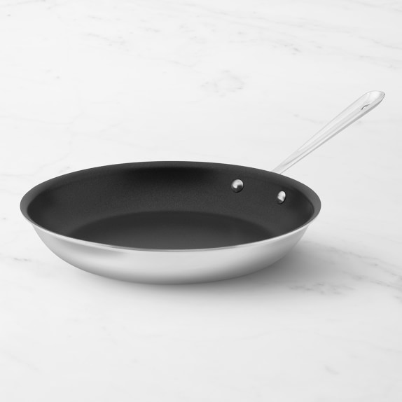 All Clad D Tri Ply Stainless Steel Nonstick Frying Pan Williams Sonoma