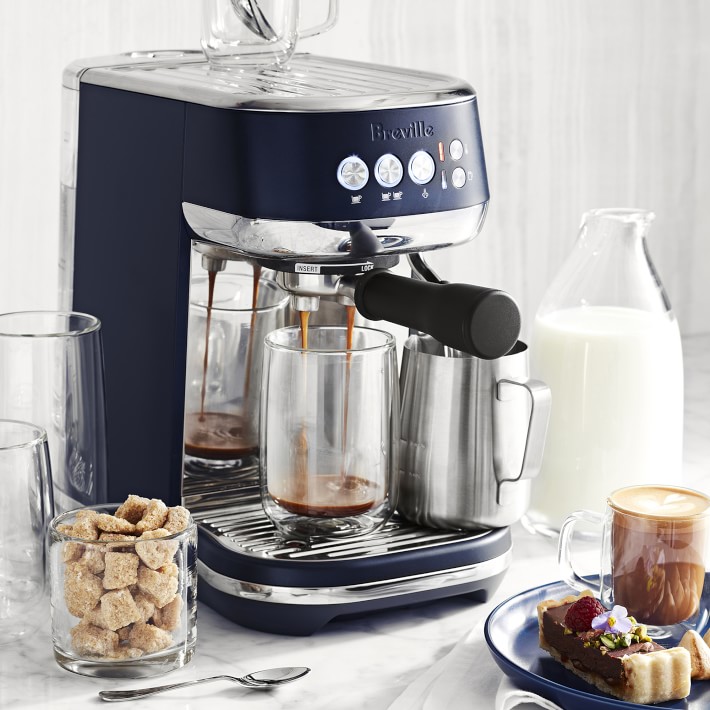 Breville Bambino Plus Espresso Machine, Black Stainless-Steel | Williams Sonoma