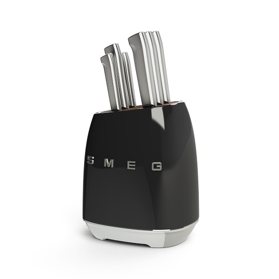Smeg Knife Block, Set of 6 Williams Sonoma