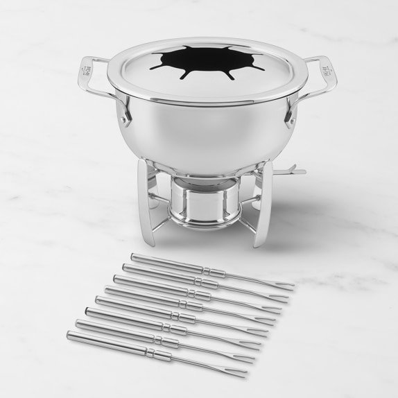 AllClad CastAluminum Fondue Pot Williams Sonoma