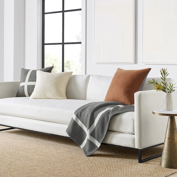 Cashmere & Wool Equestrian Throw Blanket Williams Sonoma