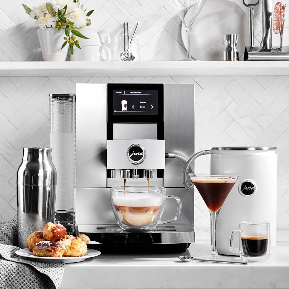 JURA Z10 Aluminum White Espresso Machine Williams Sonoma