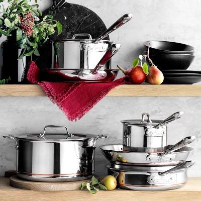 All-Clad Copper Core 10-Piece Cookware Set | Williams Sonoma